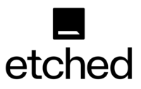 Etched logo